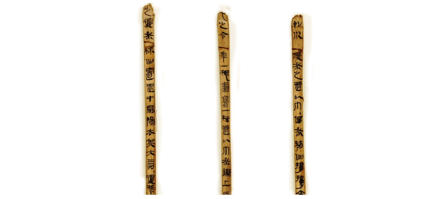 Varillas o láminas de bambú